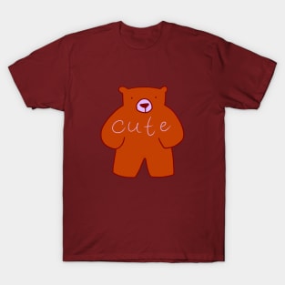 Red Teddy Bear T-Shirt